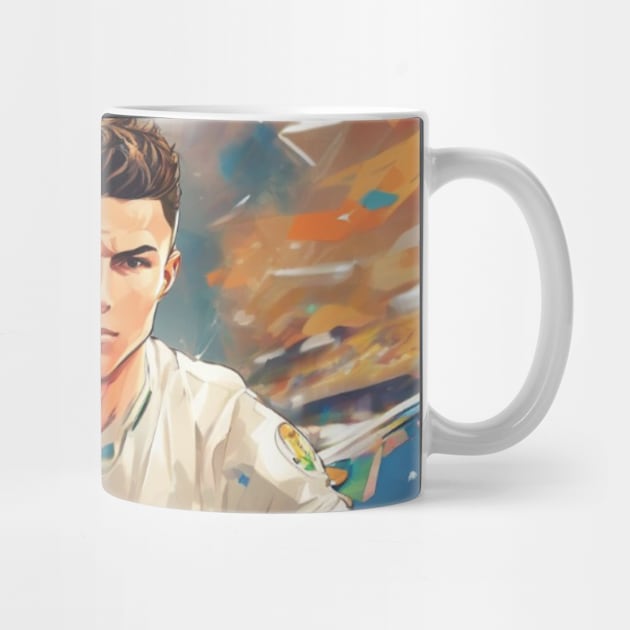 Cristiano Ronaldo CR7 Anime Artwork Gift by The GOAT Store